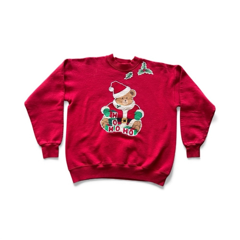 Vintage Sturdy Sweats By Lee Women’s Christmas Sweater 90s Size Large